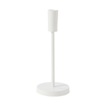 White Ember Iron Candle Holder