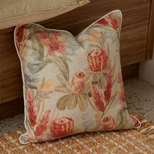 Sanders Square Linen-Blend Cushion