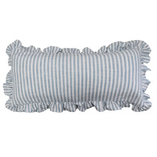 Ruffles Cotton Lumbar Cushion