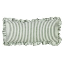 Ruffles Cotton Lumbar Cushion