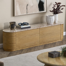 Maybury Turkish Rose Marble TV Unit