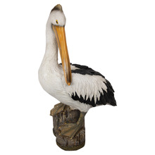 Pelican on Log Figurine