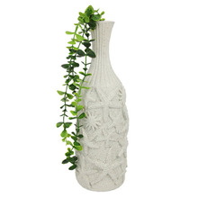 White Paloma Starfish Polyresin Vase