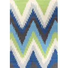 Sabra Chevron Ikat Rug