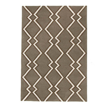 Imogen & Baker Taupe Pure Wool Rug