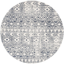 Abree Coastal Round Rug
