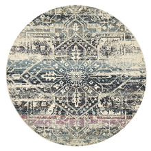 Blue Jaman Tolga Round Rug