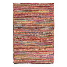 Bohemian Jasmine Hand Braided Multi Coloured Rug