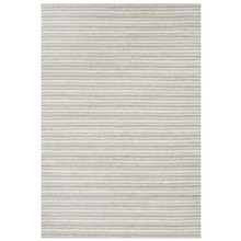 Grey Loki Scandinavian Wool Flat Woven Rug