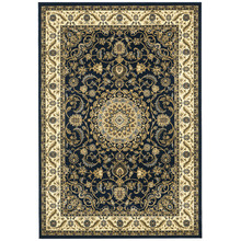 Ornate Medallion Border Rug
