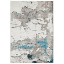 Blue & Grey Softy Rug