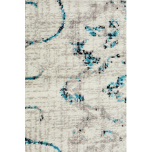 Blue & Ivory Ornate Sigrid Rug