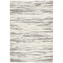 Charcoal & Ivory Soft Modern Contemporary Rug