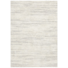 Silver Grey & Ivory Soft Modern Rug