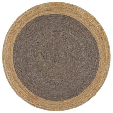 Jasmine Round Charcoal Rug