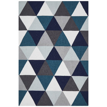 Prism Flat Weave Rug Blue