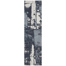 Denim Blue Matisse Jacquard Cotton Runner
