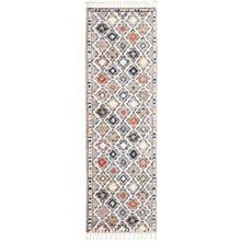 Grey Plush Moroccan-Style Runner