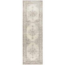 Silver & Grey Transitional Distressed Runner