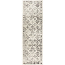 Cream & Grey Transitional Distressed Runner