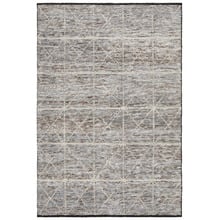 Hines Blue & Natural Hand Loomed Polyester Rug