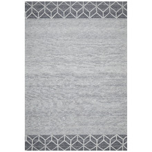 Lewis Jacquard Wool & Viscose Modern Rug