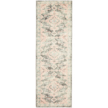 Grey & Dusty Pink Bohemian Runner