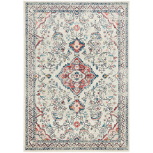 Pastel Power-Loomed Bohemian Rug