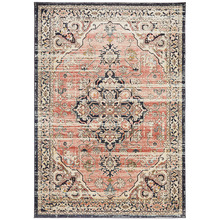 Brick Power-Loomed Transitional  Rug