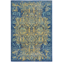 Royal Blue & Yellow Radiance Rug
