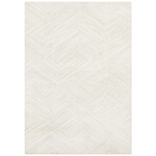 Silver Geometric Rug
