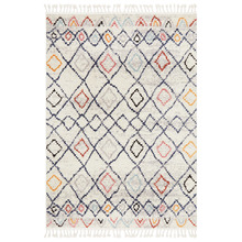 White Plush Moroccan Rug