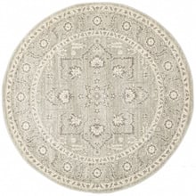 Silver & Round Art Moderne Vera Rug
