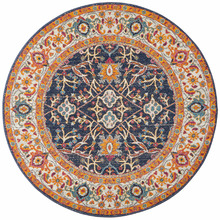 Multi & Round Art Moderne Poiret Rug
