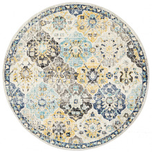 Multi & Round Art Moderne Louis Rug
