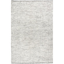 Black & White Felted Wool Scandi Rug