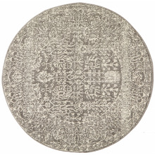 Grey & Round Art Moderne Lalique Rug