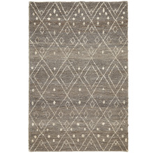 Grey Kenya Hand Made Jute Tribal Rug
