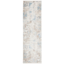 Sky Bamboo Silk & Acrylic Runner