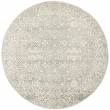 Silver & Round Art Moderne Matisse Rug