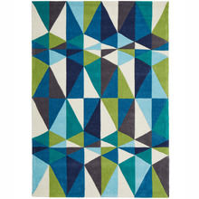 Crystal Design Blue/Green Rug