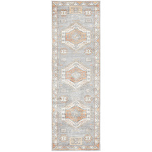 Grey & Peach Vintage Look Isabelle Aztec Runner