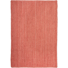 Terracotta Hand-Braided Jute Rug