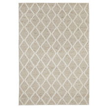 Natural Lucy Hand-Loomed Wool-Blend Rug
