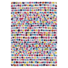 Vivid Polka Mael Power-Loomed Shag Rug