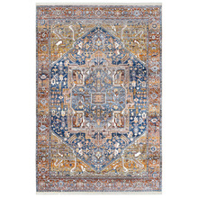 Rust Ameera Vintage-Style Power-Loomed Rug