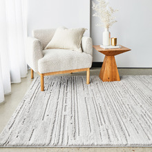 Grey Ezra Organic Textured Rug