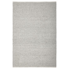 Grey Lindved Hand-Woven Wool-Blend Boucle Rug