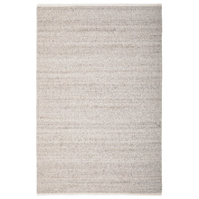 Natural Lindved Hand-Woven Wool-Blend Boucle Rug