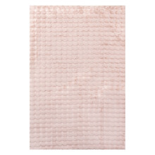 Blush Bubble Machine Washable Power-Loomed Rug